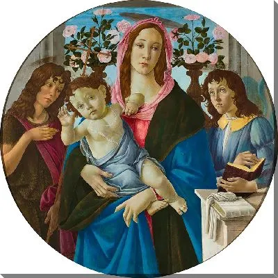 Картина Мадонна с Младенцем, Иоанном Крестителем и ангелом