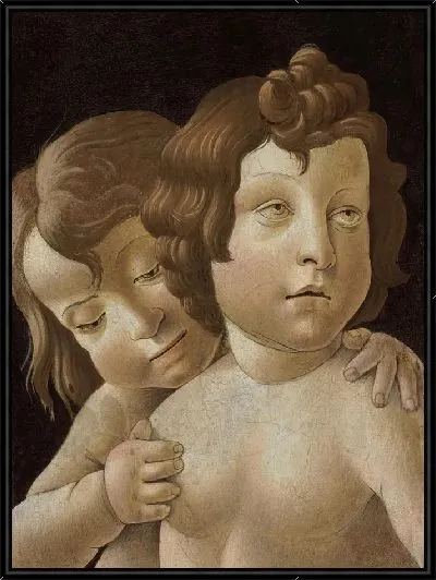 Картина Младенец Христос и Младенец Иоанн Креститель