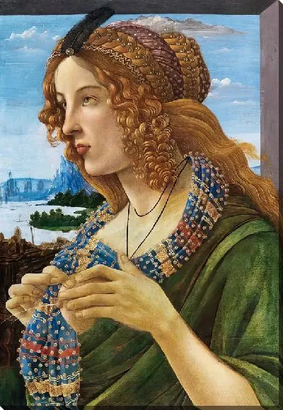 Картина Симонетта Веспуччи в роли Марии Лактанс