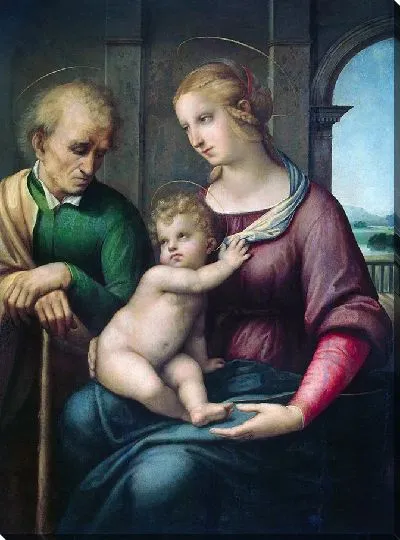 Картина Мадонна с безбородым святым Иосифом