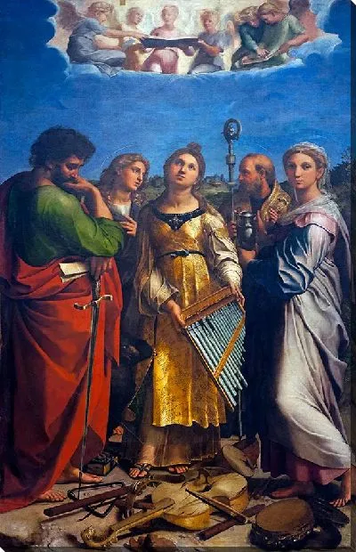 Картина Экстаз святой Цецилии