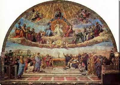 Картина Спор о Святом Таинстве