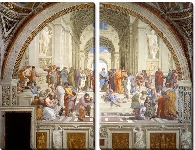 Картина Афинская школа