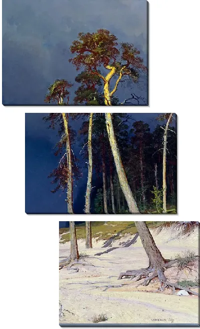 Картина Песчаное побережье