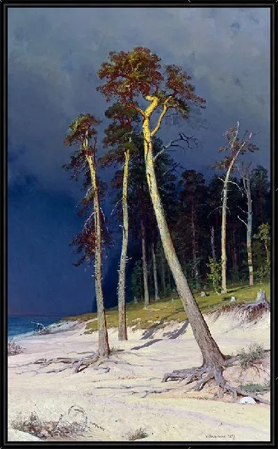 Картина Песчаное побережье