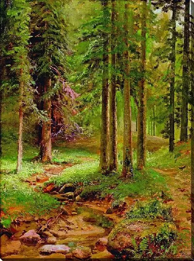 Картина Лесной пейзаж