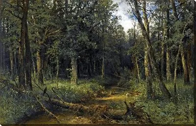 Картина Темный лес