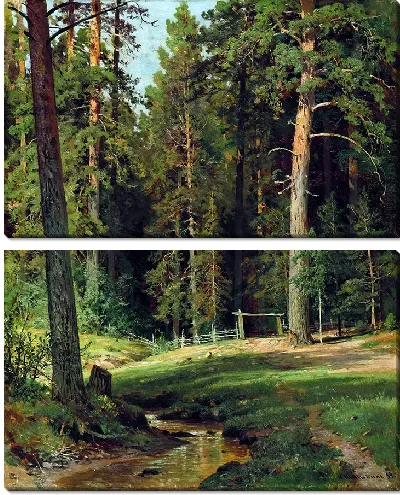 Картина Край леса