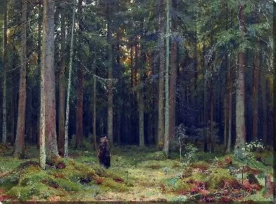 Картина Лес графини Мордвиновой. Петергоф