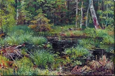 Картина Весна в лесу