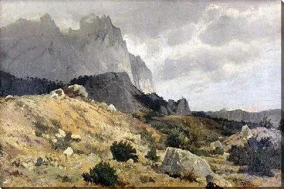 Картина Скалистый пейзаж №4