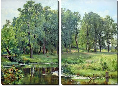 Картина В парке