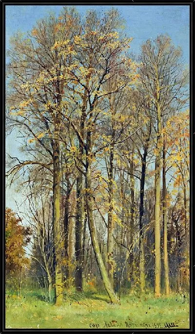 Картина Рябины осенью