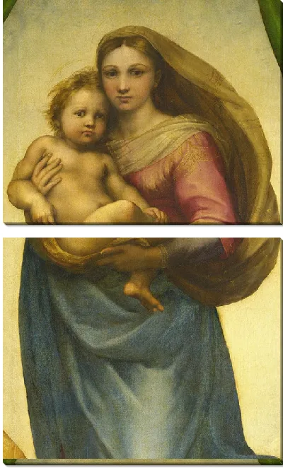 Картина Фрагмент "Сикстинская Мадонна"