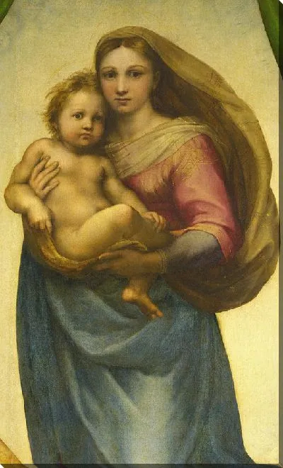 Картина Фрагмент "Сикстинская Мадонна"