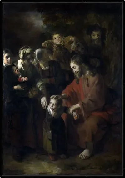 Картина Благословение Христа Детей (Christ blessing the Children)
