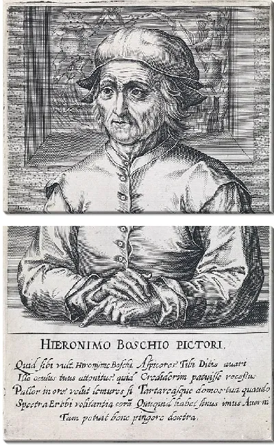 Модульная картина Иероним Босх (Хендрик Хондиус)