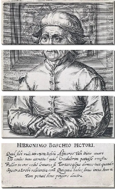 Модульная картина Иероним Босх (Хендрик Хондиус)
