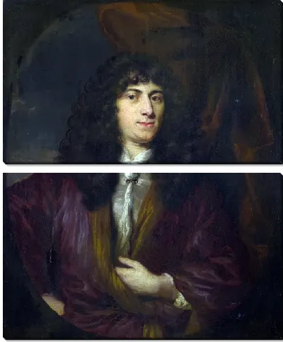 Картина Портрет человека в черном парике (Portrait of a Man in a Black Wig)
