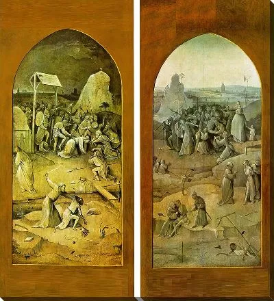 Картина Взятие Христа и Христос, несущий крест