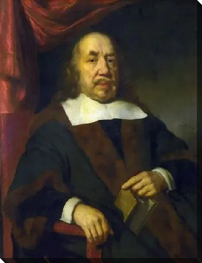 Картина Портрет пожилого человека в черной одежде (Portrait of an Elderly Man in a Black Robe)