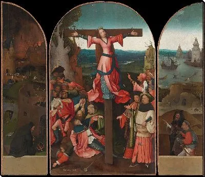Картина Триптих распятого мученика