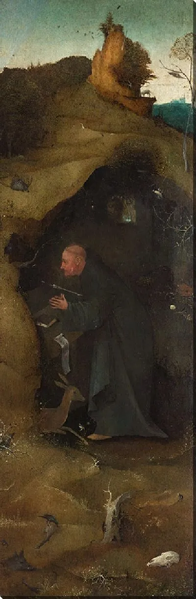 Картина Триптих Святые-отшельники (часть 3)