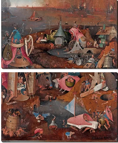 Картина Страшный суд (фрагмент 3)