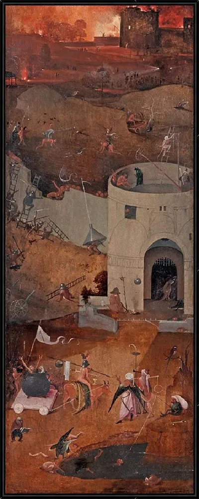 Картина Страшный суд (фрагмент 4)