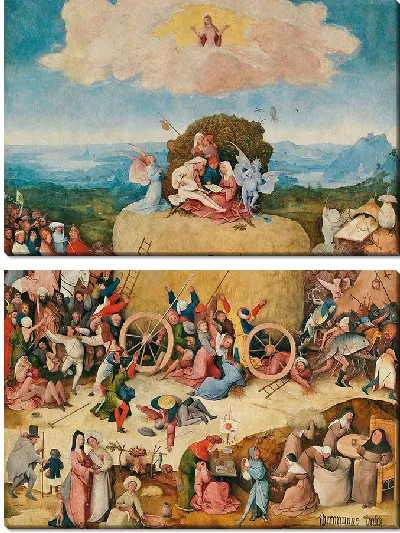 Картина Вагон сена (фрагмент 2)