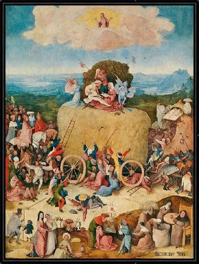 Картина Вагон сена (фрагмент 2)