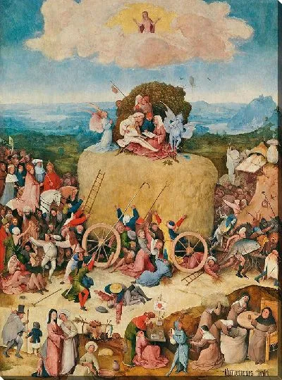 Картина Вагон сена (фрагмент 2)