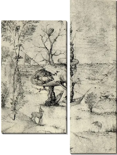 Картина Человек-дерево