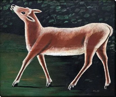 Картина Лань идущая