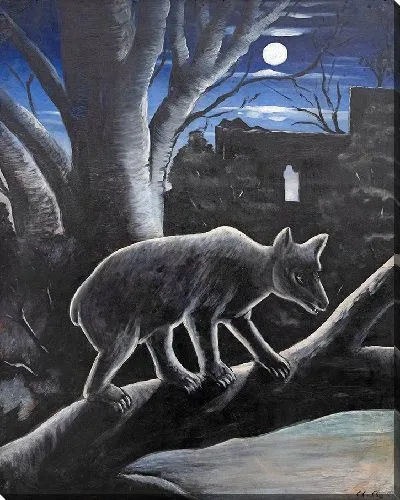 Картина Медведь в лунную ночь