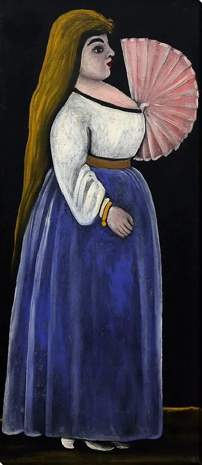 Картина Ортачальская красавица с веером