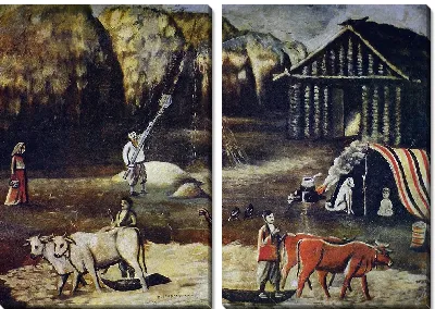 Картина На гумне