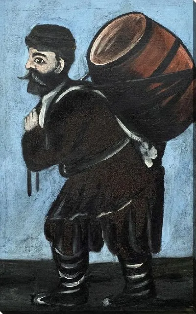 Картина Муши с бурдюком и с бочонком (часть 1)