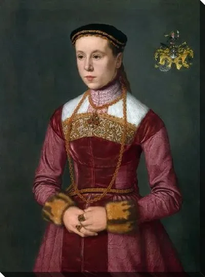 Картина Portrait of a Young Lady (Портрет юной леди)