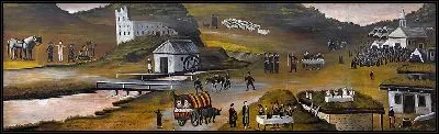 Картина Праздник св. Георгия в Болниси