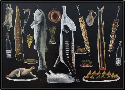 Натюрморт с рыбой