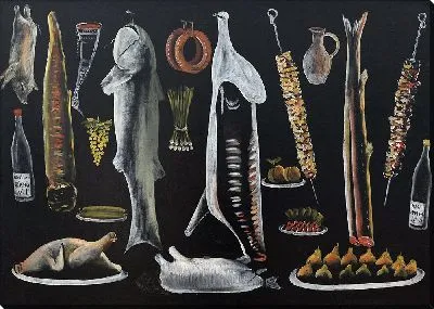 Натюрморт с рыбой