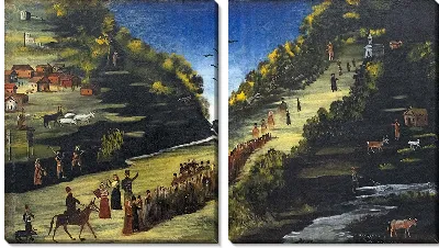 Картина Праздник на реке Цхенисцкали