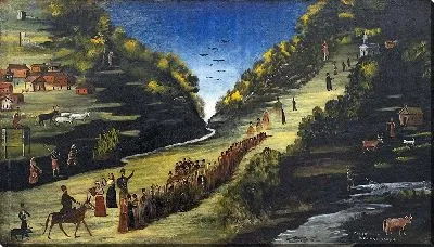 Картина Праздник на реке Цхенисцкали