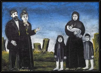 Картина Бездетный миллионер и бедная с детьми