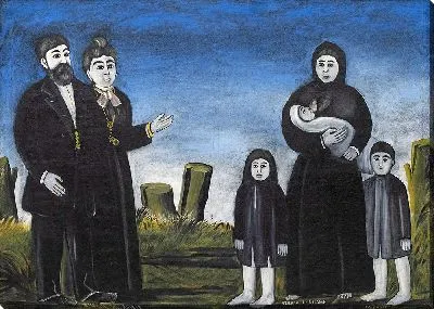 Картина Бездетный миллионер и бедная с детьми