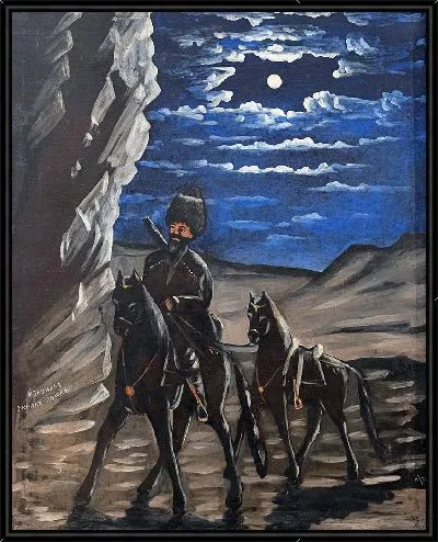 Картина Разбойник украл лошадь