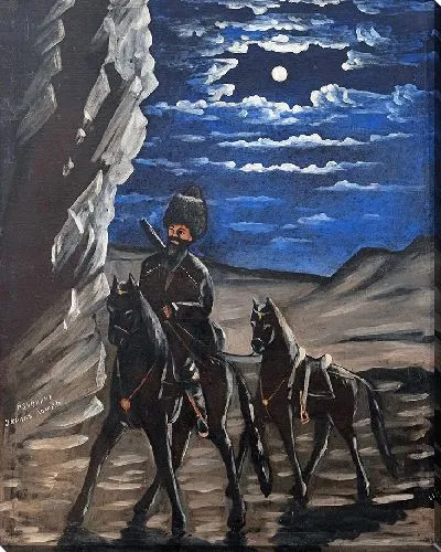 Картина Разбойник украл лошадь