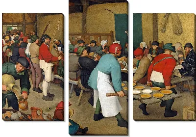 Картина Крестьянская свадьба (с цветокоррекцией)