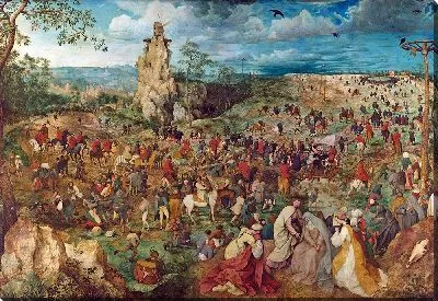 Картина Христос несущий крест (с цветокоррекцией)